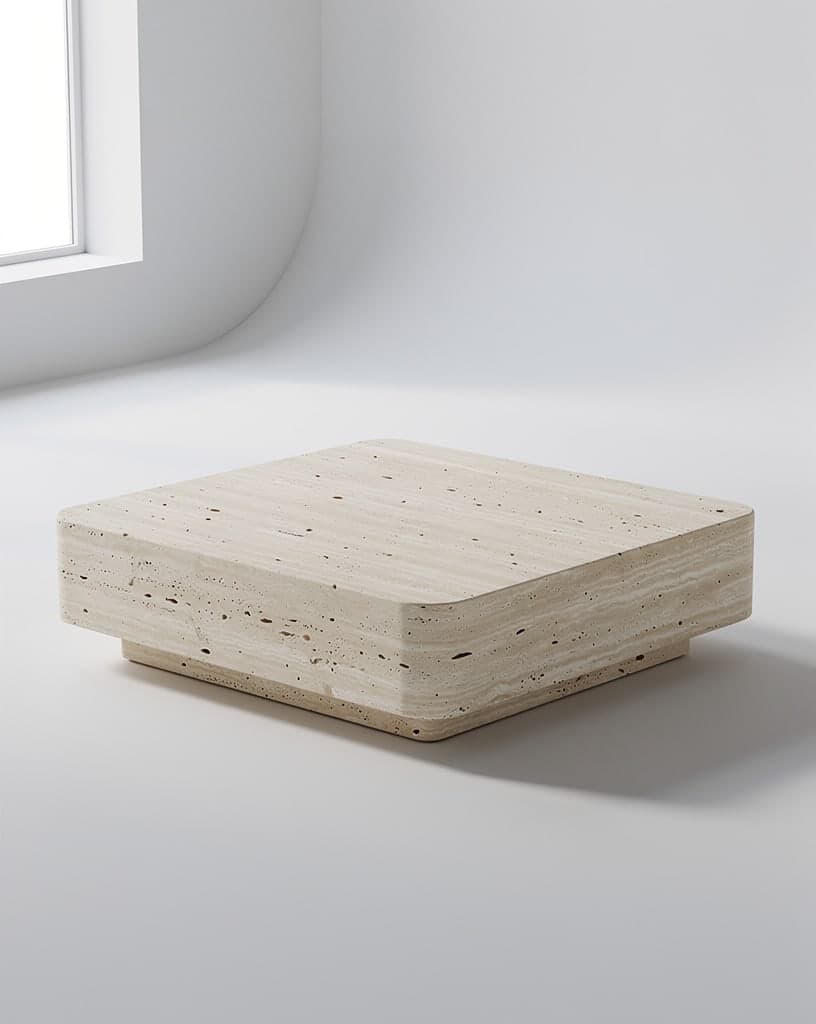 Travertine Coffee Table
